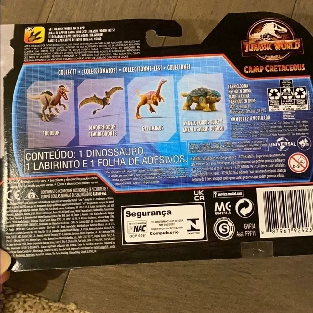 NWT Jurassic World Camp Cretaceous Gallimimus